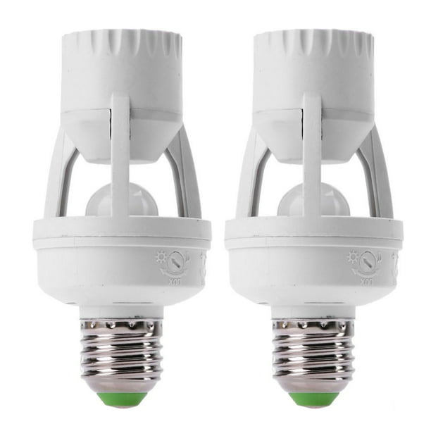 Warm White LingStar E27 5W 10 LED Light Bulb with PIR Motion Sensor 